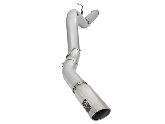 aFe Atlas Exhaust 5in DPF-Back Aluminized Steel w/ Polished Tips 16-17 GM Diesel Truck V8-6.6L (td) - Burkken Auto Parts