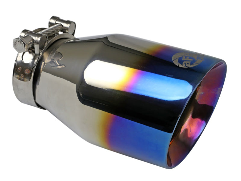 afe 19-21 VW Jetta GLI (MKVII) L4-2.0L (t) MACH Force-Xp 304 SS Cat-Back Exhaust System Blue Tips - Burkken Auto Parts