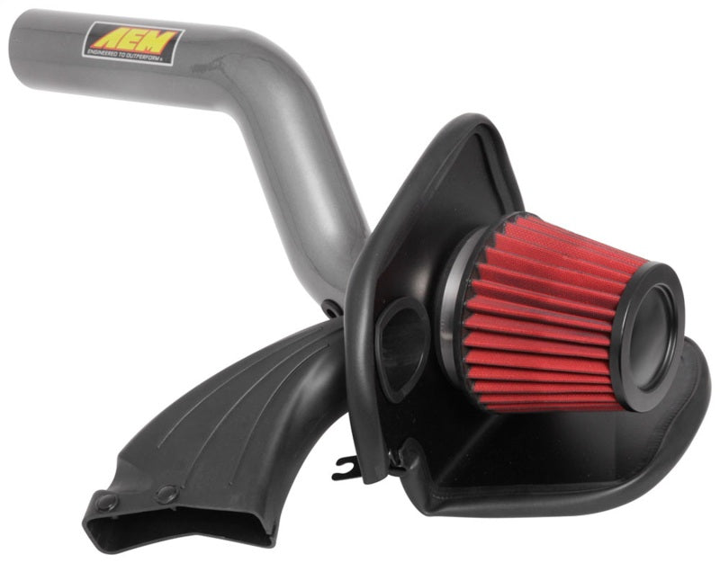 AEM 16-18 Ford Focus RS L4-2.3L F/I Gunmetal Gray Cold Air Intake - Burkken Auto Parts