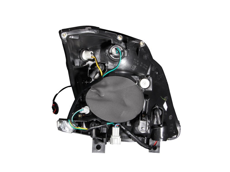 ANZO 2003-2005 Nissan 350Z Projector Headlights Black - Burkken Auto Parts