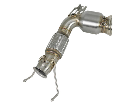 aFe Twisted Steel Street Series Down-Pipe 14-19 MINI Cooper S L4-2.0L (t) - Burkken Auto Parts