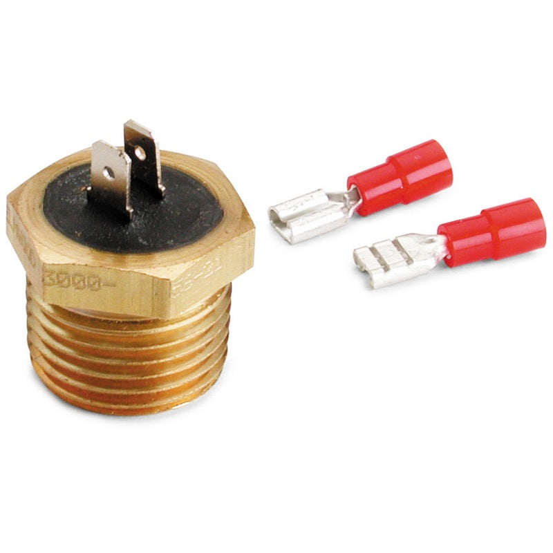 Autometer Temperature Switch w/ 1/2in NPT Male (For Pro-Lite Warning Light) - Burkken Auto Parts
