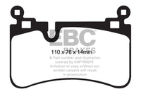 EBC 08-13 Mercedes-Benz C63 AMG (W204) 6.2 Redstuff Rear Brake Pads - Burkken Auto Parts