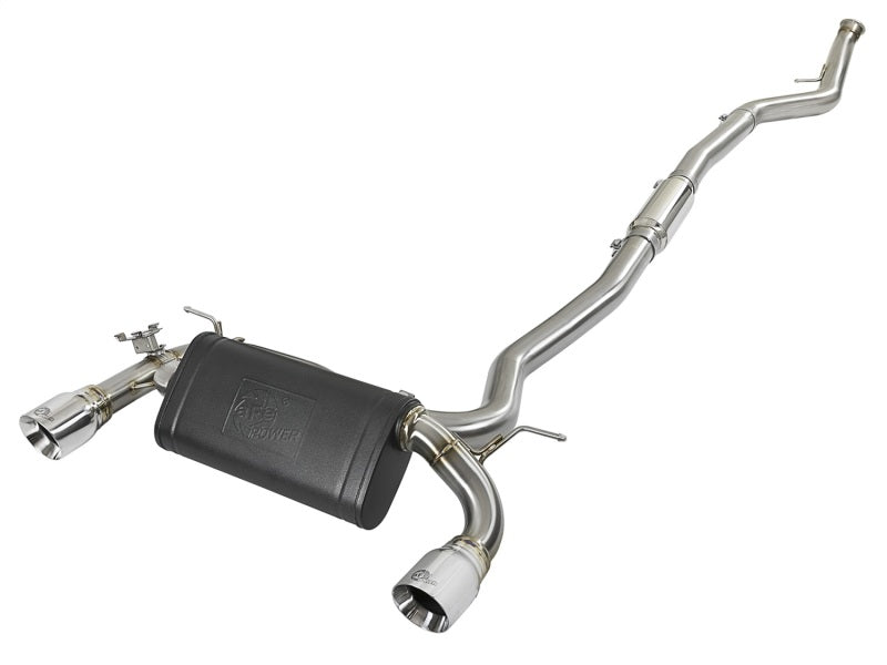 aFe MACH Force-Xp 3in 304 SS Cat-Back Exhaust w/Polished Tips 12-15 BMW 335i (F30) L6 3.0L (t) N55 - Burkken Auto Parts