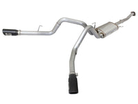 aFe MACHForce XP Exhaust 3in SS Dual Side Exit CB w/ Black Tips 15 Ford F150 Ecoboost V6-2.7L/3.5L - Burkken Auto Parts