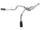 aFe MACHForce XP Exhaust 3in SS Dual Side Exit CB w/ Black Tips 15 Ford F150 Ecoboost V6-2.7L/3.5L - Burkken Auto Parts