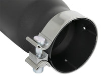 aFe MACH Force-Xp 409 Stainless Steel Exhaust Tip 3.5 In x 4.5in Out x 12in L Clamp-On - Burkken Auto Parts