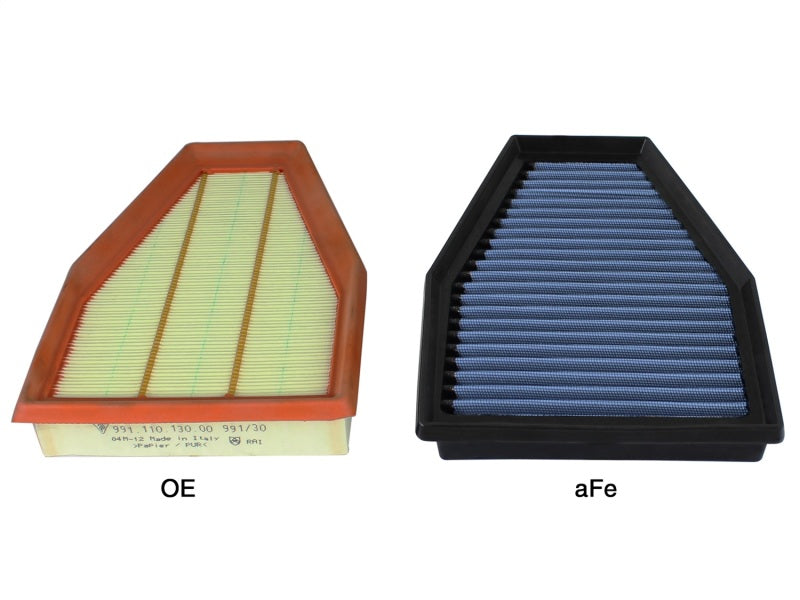 aFe Magnum FLOW OE Replacement Air Filter PRO 5R 12-15 Porsche 911 (991) H6 3.4L/3.8L - Burkken Auto Parts