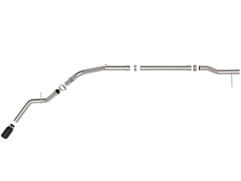 aFe 23-23 GM Trucks L6-3.0L (td) LZ0 Large Bore-HD 3 IN 409 SS Back Exhaust System w/Black Tip - Burkken Auto Parts