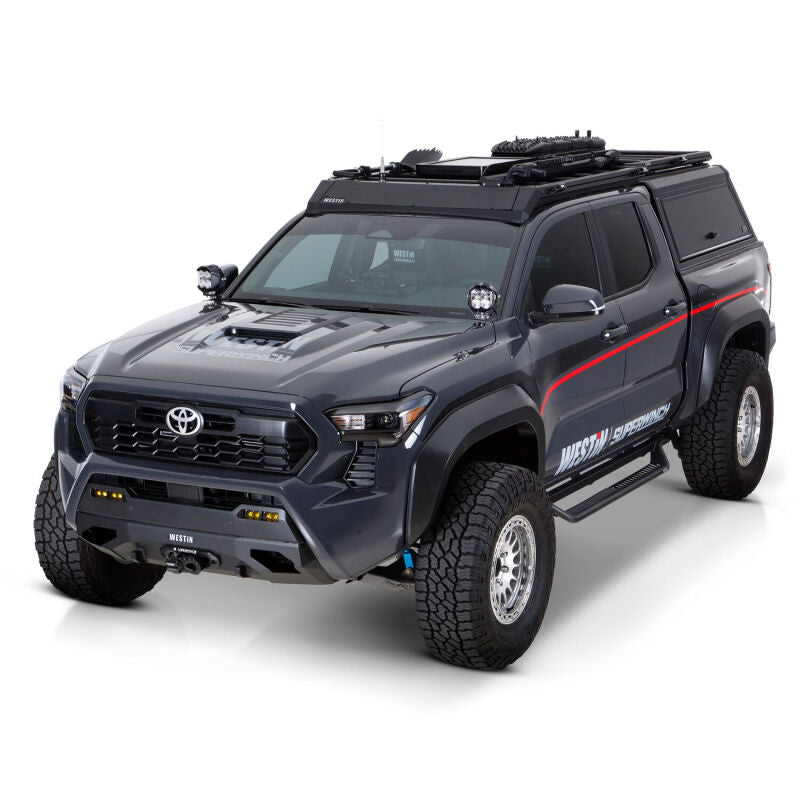 Westin 24-26 Toyota Tacoma DC Outlaw Drop Running Boards - Tex. Blk - Burkken Auto Parts