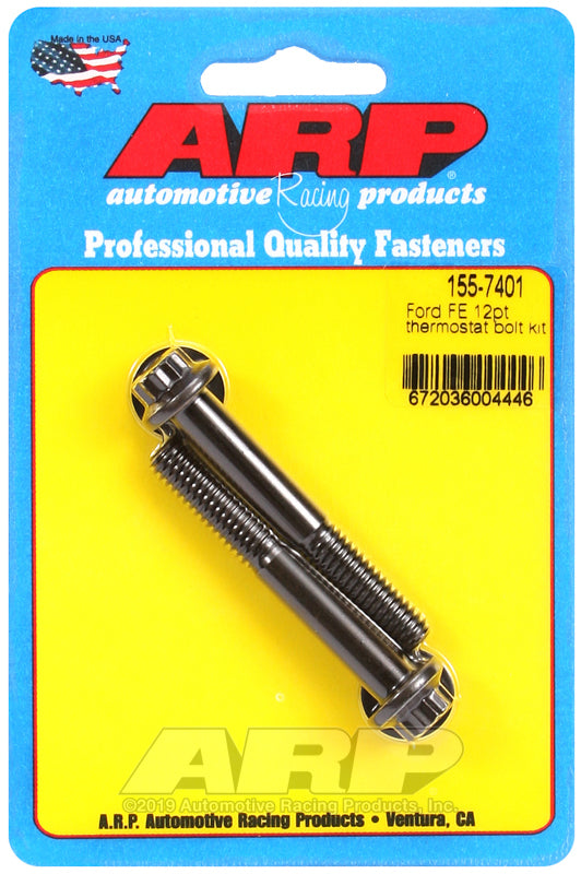 ARP Ford FE 12pt Thermostat Bolt Kit - Burkken Auto Parts