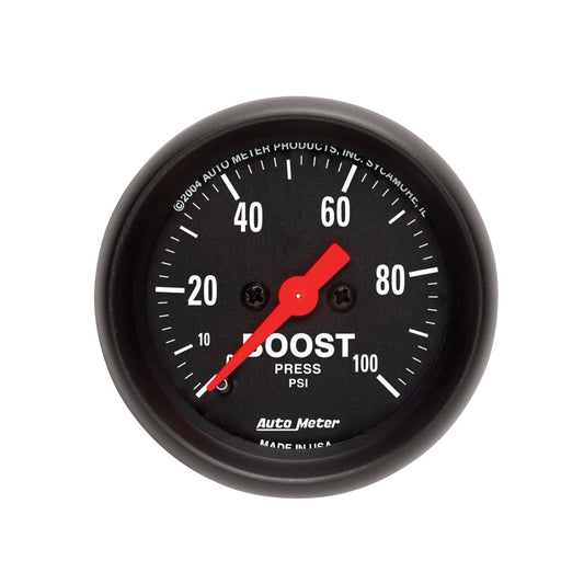 Autometer Z Series 52mm 0-100 PSI Mechanical Boost - Burkken Auto Parts