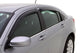 AVS 07-10 Chrysler Sebring Ventvisor Outside Mount Window Deflectors 4pc - Smoke - Burkken Auto Parts