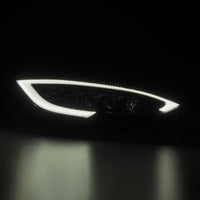 AlphaRex 12-21 Tesla Model S NOVA LED Proj Headlights Alpha-Black w/Actv Light & Seq.Sig / SB DRL - Burkken Auto Parts
