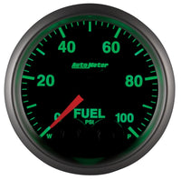 Autometer Elite 52mm 0-100 PSI Fuel Pressure Peak & Warn w/ Electronic Control Gauge - Burkken Auto Parts