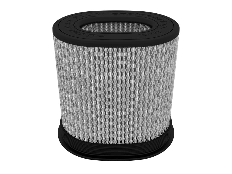 aFe Magnum FLOW Air Filter Pro DRY S (6.5x4.75)in F x (9x7)in B x (9x7) T (Inverted) x 9in H - Burkken Auto Parts