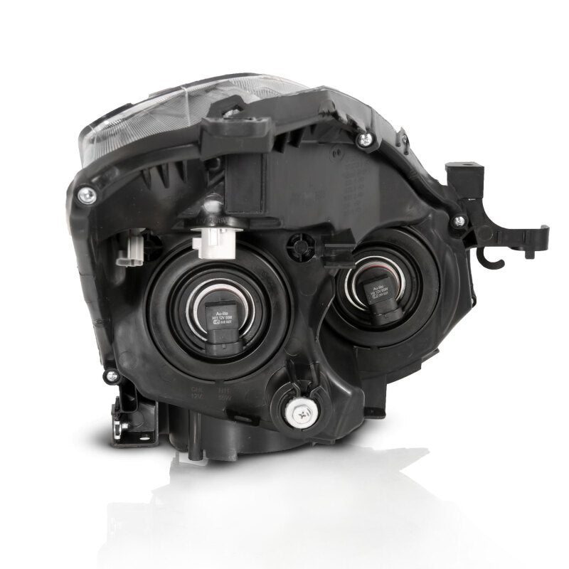ANZO 2010-2013 Nissan Altima Projector Headlight Black (Halogen Type) - Burkken Auto Parts