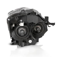 ANZO 2010-2013 Nissan Altima Projector Headlight Black (Halogen Type) - Burkken Auto Parts