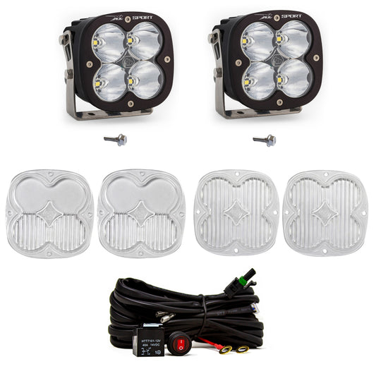 Baja Designs 2021+ Ford Bronco A Piller Light Kit XL Sport Spot - Burkken Auto Parts