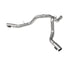 aFe Large Bore-HD 4in 409SS DPF-Back Exhaust System w/Polished Tips 20 GM Diesel Trucks V8-6.6L - Burkken Auto Parts