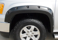 Lund 07-13 GMC Sierra 1500 RX-Rivet Style Smooth Elite Series Fender Flares - Black (4 Pc.) - Burkken Auto Parts