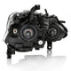 ANZO 2013-2015 Nissan Altima Projector Headlight Black Amber - Burkken Auto Parts
