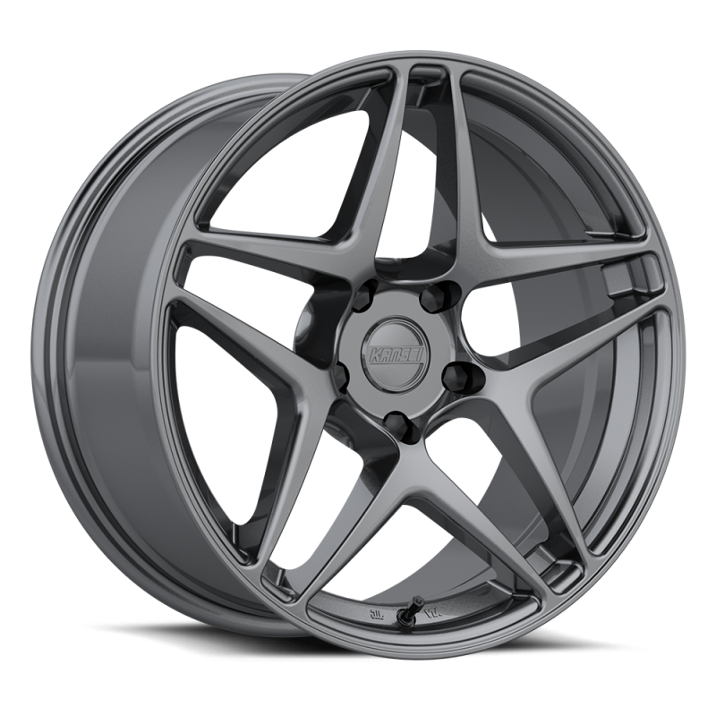 Kansei K15G Astro 19x9.5in / 5x112 BP / 22mm Offset / 66.6mm Bore - Gunmetal Wheel - Burkken Auto Parts