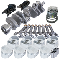 Eagle Chevy LT1 350 1Pc 3.750in Crank 5.700in I-Beam Rods 7cc Dome 4.060in Pistons Rotating Assembly - Burkken Auto Parts