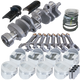 Eagle Chevy LT1 350 1Pc 3.750in Crank 5.700in I-Beam Rods 7cc Dome 4.060in Pistons Rotating Assembly - Burkken Auto Parts