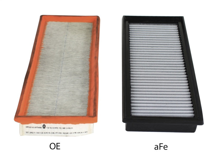aFe MagnumFLOW OEM Replacement Air Filter Pro DRY S 12-14 Fiat 500 L4 1.4L - Burkken Auto Parts