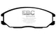 EBC 00-01 Hyundai XG 300 3.0 Redstuff Front Brake Pads - Burkken Auto Parts