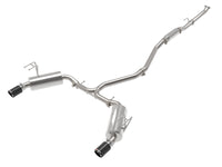 aFe Takeda 2.5in 304 SS Cat-Back Exhaust System w/CF Tips 2022+ Honda Civic L4-1.5L (t) - Burkken Auto Parts