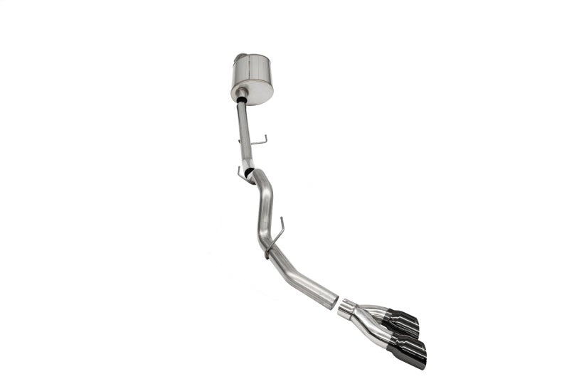 Corsa 2021-2025 Ford F-150 Regular Cab/ 8in Bed 5.0L V8 Sport Cat-Back Single Side Exit-Black PVD - Burkken Auto Parts