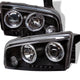 Spyder Dodge Charger 06-10 Projector Headlights Halogen Only - LED Halo LED Blk PRO-YD-DCH05-LED-BK - Burkken Auto Parts