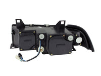ANZO 1992-1998 BMW 3 Series E36 Projector Headlights w/ Halo Black G2 1 pc - Burkken Auto Parts