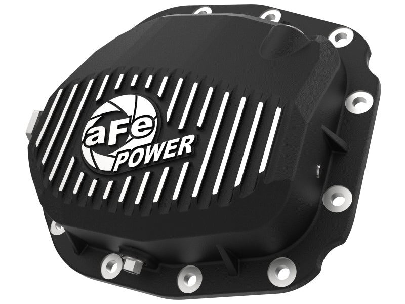 aFe Pro Series Rear Differential Cover Black w/ Fins 15-19 Ford F-150 (w/ Super 8.8 Rear Axles) - Burkken Auto Parts