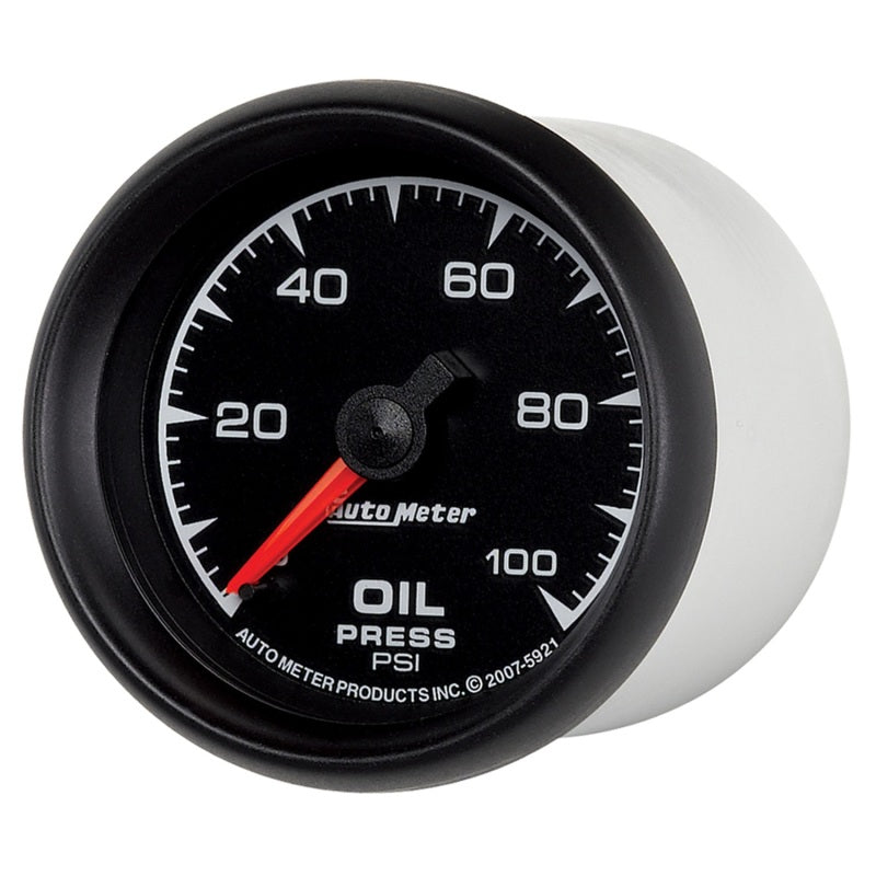 Autometer ES 52mm 0-100 PSI Mechanical Oil Pressure Gauge - Burkken Auto Parts