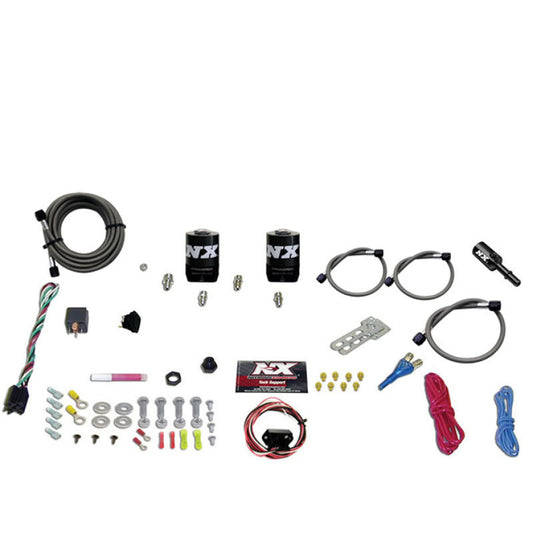Nitrous Express 11-15 Ford Mustang GT 5.0L Coyote Single Nozzle Nitrous Kit (35-150HP) w/o Bottle - Burkken Auto Parts