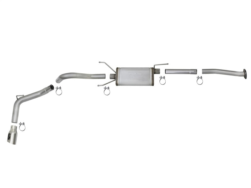 aFe MACH Force-Xp 2-1/2in 304 SS Cat-Back Exhaust w/ Polished Tips 2016+ Toyota Tacoma 2.7L/3.5L - Burkken Auto Parts