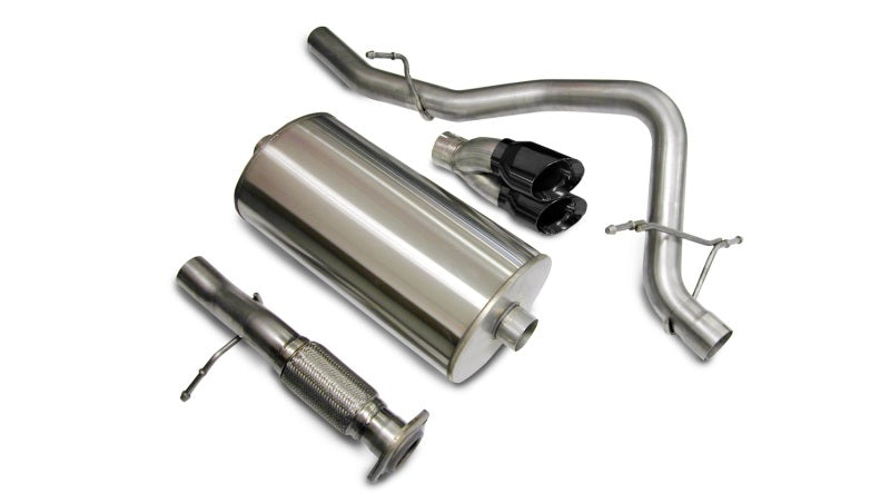 Corsa 2007-2008 Chevrolet Tahoe 5.3L V8 Black Sport Cat-Back Exhaust - Burkken Auto Parts