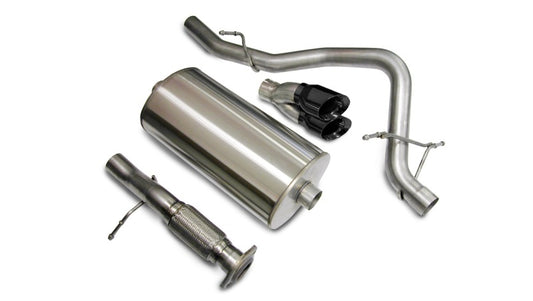 Corsa 2007-2008 Chevrolet Tahoe 5.3L V8 Black Sport Cat-Back Exhaust - Burkken Auto Parts