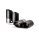 Akrapovic 2018+ Porsche Cayenne V6 (536) Tail Pipe Set (Carbon) - Burkken Auto Parts