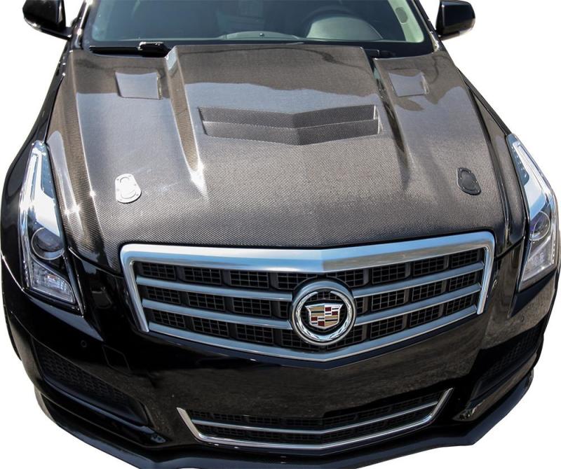 Anderson Composites 13-15 Cadillac ATS Type-VT Hood - Burkken Auto Parts
