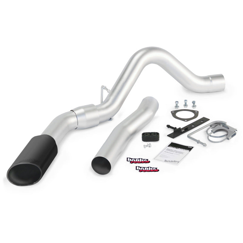 Banks Power 11-14 Chev 6.6L LML ECLB/CCSB/CCLB Monster Exhaust Sys - SS Single Exhaust w/ Black Tip - Burkken Auto Parts