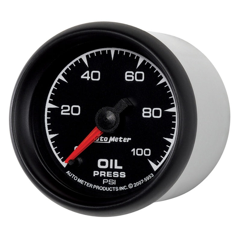Autometer ES 52.4mm 0-100 PSI Oil Pressure Gauge - Burkken Auto Parts