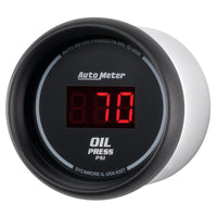Autometer Black 0-100 psi Digital Oil Pressure Gauge - Burkken Auto Parts