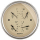 AutoMeter Gauge Quad 3-3/8in. 0 Ohm(e) to 90 Ohm(f)Elec Antique Beige - Burkken Auto Parts