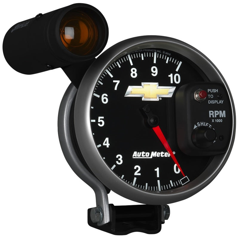 Autometer Performance Parts 5in 0-10000 RPM Tachometer COPO Camaro Gauge w/ Shift Light - Burkken Auto Parts