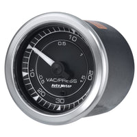 Autometer Chrono 2-1/16in 30INHG-30PSI Vaccum/Boost Gauge - Burkken Auto Parts