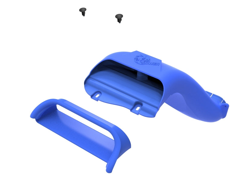 aFe Rapid Induction Dynamic Air Scoop 2021+ Ford F-150V6/V8 - Blue - Burkken Auto Parts